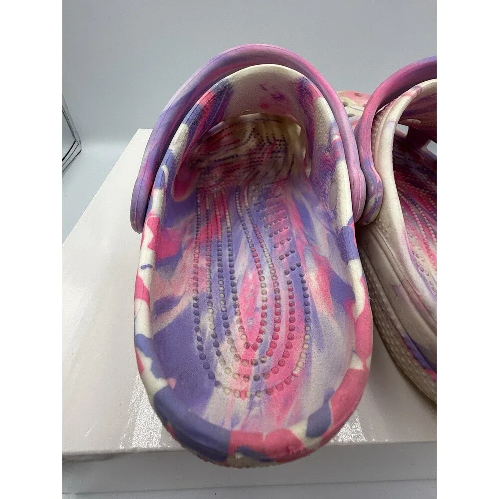 Crocs Kids Classic Clogs Kids Size 1 – Swirl Multicolor